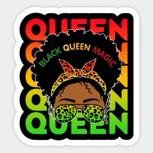 Black Queen Magic, Black Girl Magic, Black Queen, Black Women Sticker